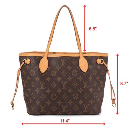 louis vuitton neverfull measurements.